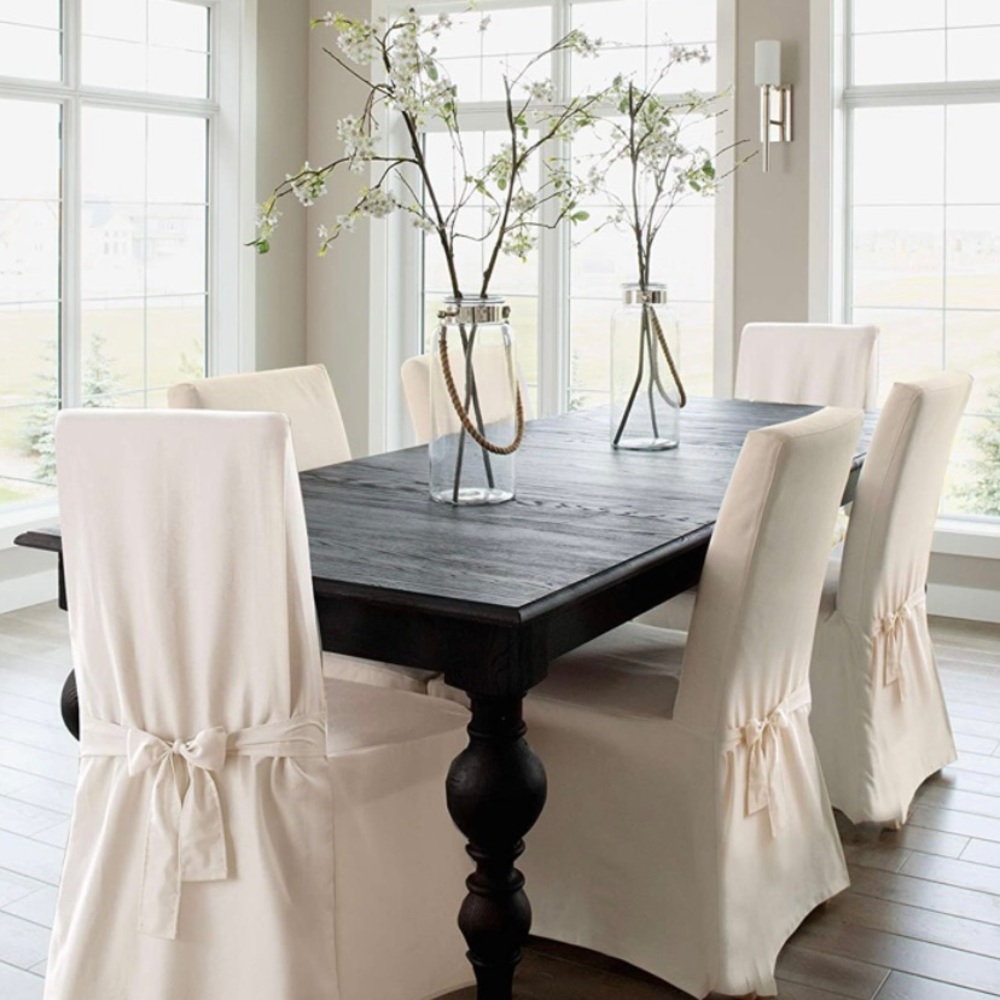 Beautiful set of duck cotton slip covers